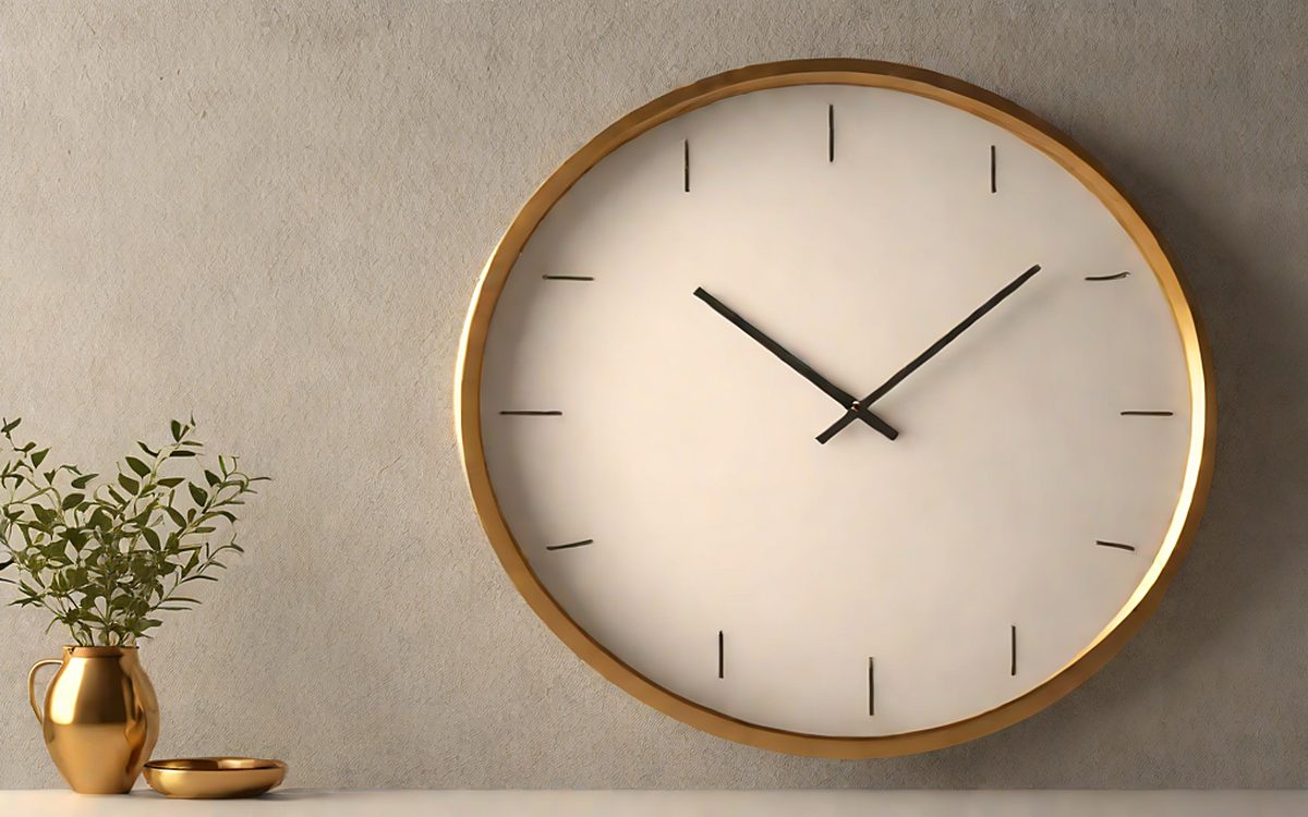 A working 3D clock — 3D example