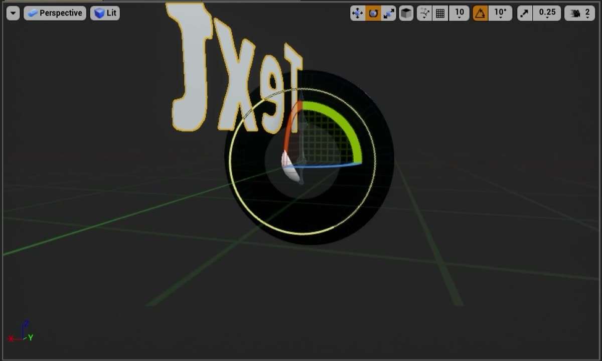A real-time clock driven entirely by Blueprints.